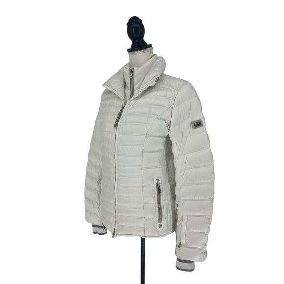 Bogner White Kelly-D Quilted Ski Jacket with Quilted Design - Picture 7 of 16